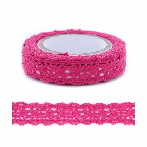 Nastro pizzo adesivo - , rosa
