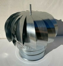 FUMAIOLO COMIGNOLO GIREVOLE TERMINALE PER CAMINI RADIANTE IN ACCIAIO ZINCATO