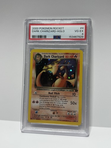 Carta rara dark charizard - carta,