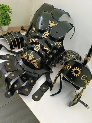 Roman legionary black leather - roman,