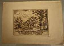 ARTHUR HENNE. Gelegenheitsgraphik. Rad 175 x 155. SIGN