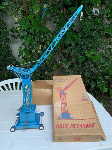 Ancien jouet grue - ancien,