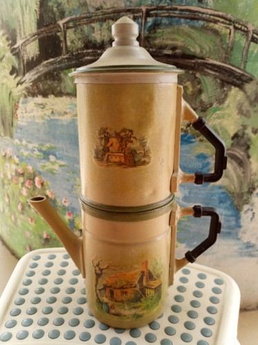 Caffettiera smaltata vintage - smaltata,