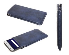 caseroxx Business-Line Etui für Huawei Honor Magic 2 in blau aus Kunstleder