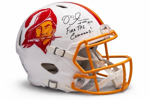 Casco mike alstott autografato - alstott,