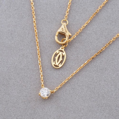 Collana cartier diamante 23 - collana, 0,23