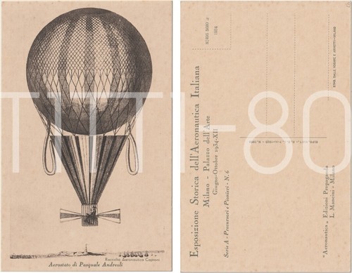 Aerostato pasquale andreoli - aerostato,