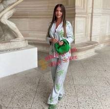 ZARA NEW WOMAN HIGH-WAIST LEAF