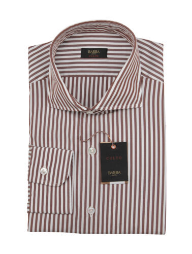 Camicia cotone marrone - cotone,