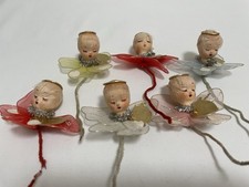 Set 6 Ornamenti Angelo Vintage