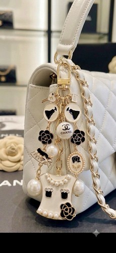 Portachiavi charm - 🖤🌹portachiavi,