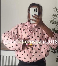 ZARA NUOVA GIACCA DONNA A POIS