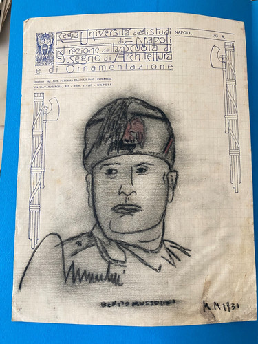 Futurismo disegno 1931 - disegno, m.m.