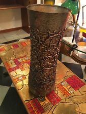 VASO PORTAOMBRELLI 60s RAME SBALZATO MARIO PINTON COPPER VASE UMBRELLA STAND