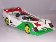 0408 - Carrozzeria Body RC scala 1/10 PORSCHE 962 - RALLY touring + ALETTONE