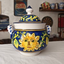 Biscottiera Ceramica Dipinta A