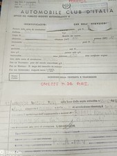 Fiat 508 balilla 1933 estratto cronologico uso collezione