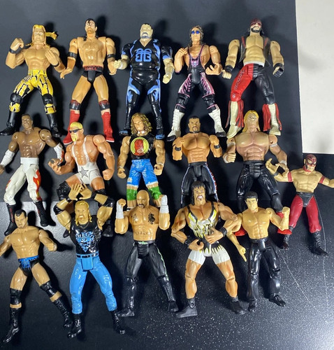 Lotto figurine wwe wwf - 16,