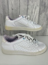 Nike Court Tradition 2 scarpe da ginnastica giovani UK taglia 5 / EU 38 pelle bianca