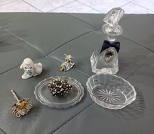 Lotto piccoli soprammobili in cristallo ed altro