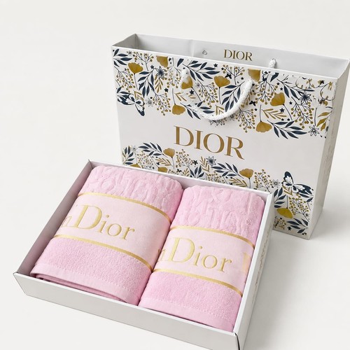 Set asciugamani stile dior - set,