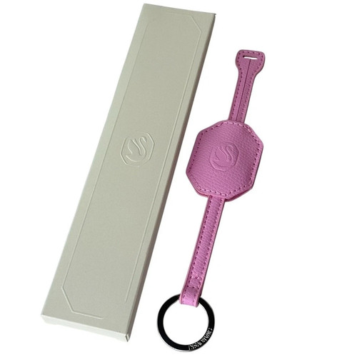 Charm chiave swarovski rosa - chiave,