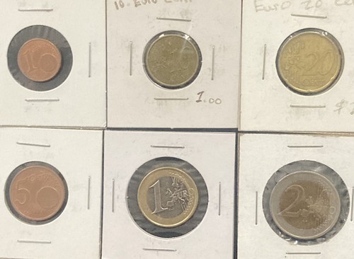 Lotto monete vintage euro - di,