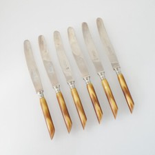 6 x E.F. Cutlery knives -