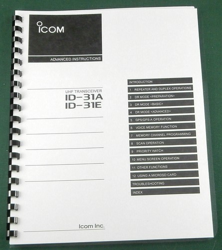 Icom 31a manuale - icom, id-31a/e