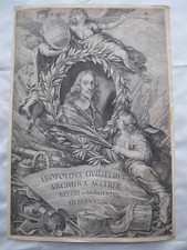 Antique print: Leopoldus