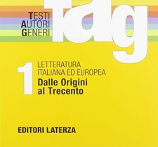 TAG TESTI AUTORI GENERI LETTERATURA ITALIANA ED EUROPEA VOL.1-2-3-4-5-6-7 M.SANT