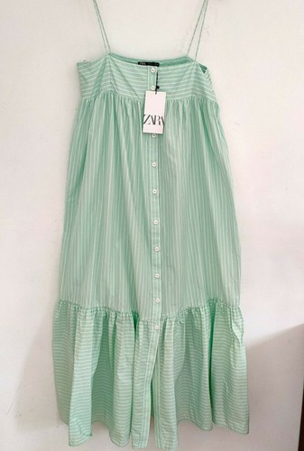 Abito midi zara - a, righe