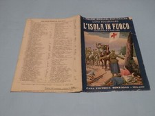 L'ISOLA IN FUOCO (BOUSSENARD) SONZOGNO ANNI '30 BUONO