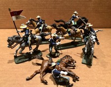 Paragon 1:32  U.S. Cavalry, Far-West painted toy soldiers Set.6