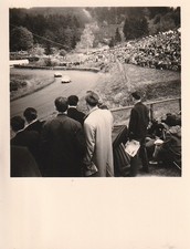 Foto d'epoca corsa auto da
