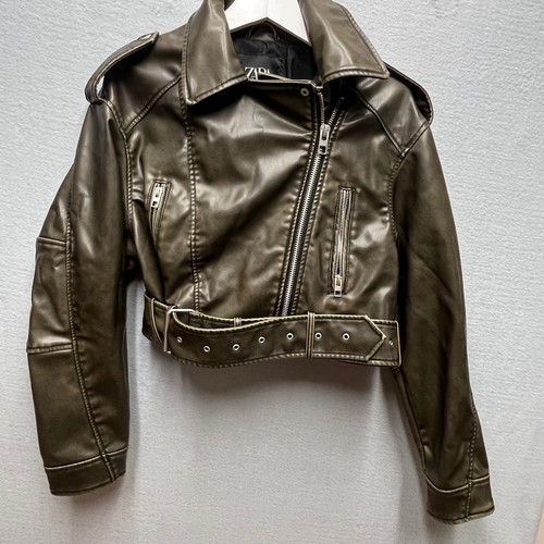Giacca moto zara cropped - zara,