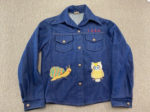 Giacca denim bambini ricamo