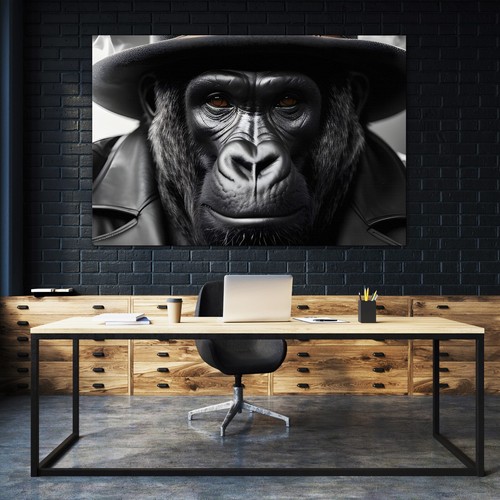Quadro parete gorilla - quadro,