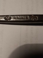 Vecchio Attrezzo Ferro Contrassegnato: Wagner 25  vecchi mestieri scultura creta