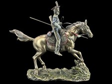 SCULTURA DI ULANS SU CAVALLO