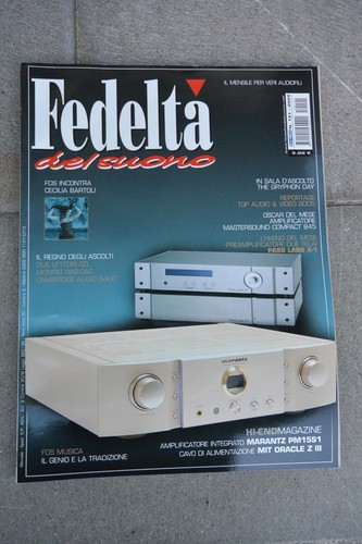 Rivista fedeltà del suono - rivista, n