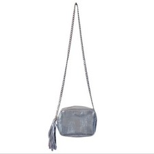 Borsa a tracolla Victoria's Secret Fashion Show in ecopelle argento e oro