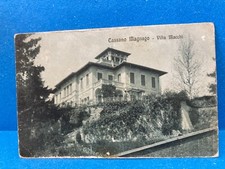 CARTOLINA CASSANO MAGNAGO VILLA MACCHI VIAGGIATA 1918.