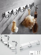 Appendiabiti da Parete Muro 3/4/5/6 Ganci in Ferro Stand Attaccapanni Appendini