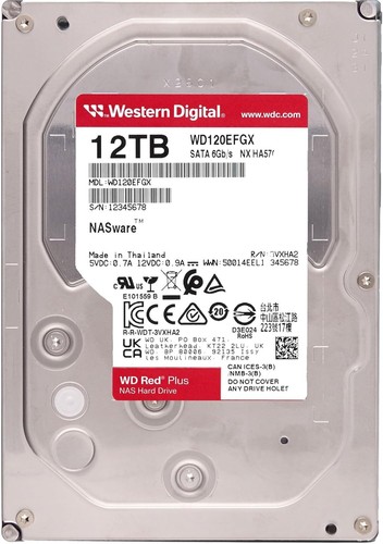 Western digital red - red, plus