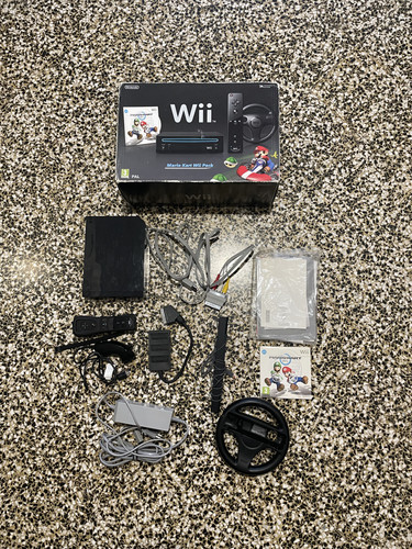 Nintendo wii black mario kart - nintendo,