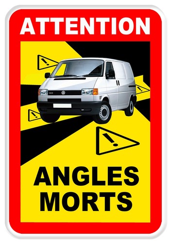 Sticker angles morts routier - angles,