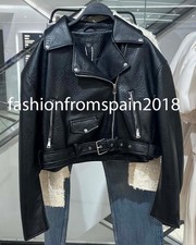 Zara new woman faux leather - woman,