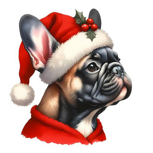 Bulldog francese cane auto