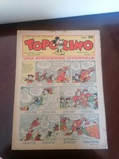 Topolino giornale originale Nerbini n. 109 del 27.1.1935 non rifilato